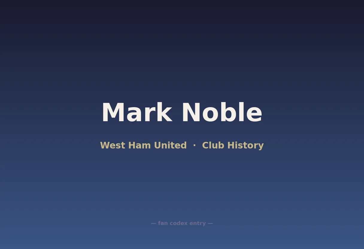 Mark Noble